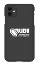 Rubii iPhone Phone Cases (white logo)