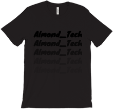 Almond_Tech Black Fade T-Shirts