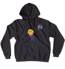 pixHoodie Kritzelpix dunkel