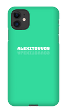 alexitovv09 iPhone texto blanco
