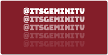 itsgeminitv XXL Gaming Mousepad
