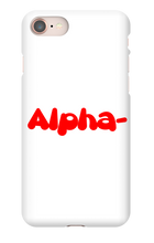 Alpha- iPhone Phone Case