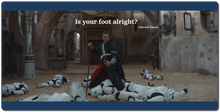 Is your foot alright? XXL Gaming Mousepad