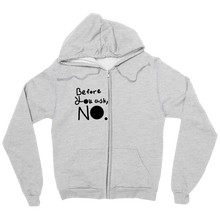 No. Zip Up Hoodie