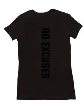 NO EXCUSES women tshirt back