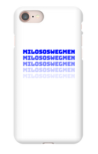 MILOSOSWEGMEN Iphone case (Blue)