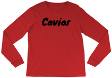 caviar long sleeve (black writing)