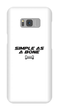 respect your bone Samsung Phone Case (white)