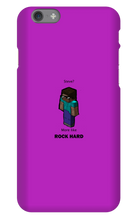 Rock hard iPhone Phone Cases
