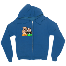 Lets Go! Bulldog Zip-Up Hoodie