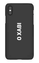 O Xabi iPhone Phone Cases - Logo OXabi White