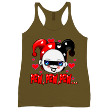 tanktop-women-racerback pew pew pew
