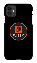 NLWITTY Circle Logo iPhone Phone Case - White