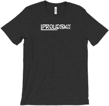 Proudskii White Text T-Shirt | Minimal Collection