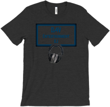 D4V Entertainment T-Shirt Logo Black w Headphones
