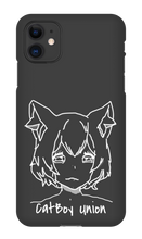 Catboy Union iPhone case (White)