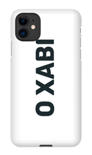 O Xabi iPhone Phone Cases - Logo OXabi Black