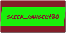 green_ranger420 XXL Gaming Mousepad