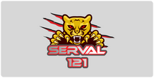 SERVAL121-XXL Gaming Mousepad Red logo