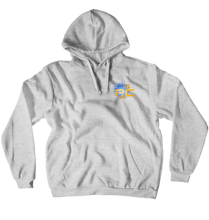 GPCA Hoodie Blue/Gold logo
