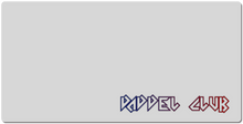 Daddel Club XXL Gaming Mousepad (blau rot Logo)