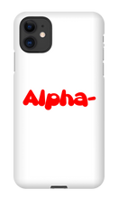 Alpha- iPhone Phone Case