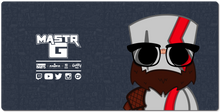 God of Skully XXL Gaming Mousepad