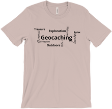 Geocaching cloud T-shirt - Black