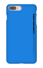nxbxdy cares about you  iPhone Case
