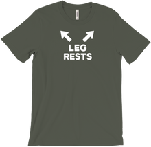 Leg Rests T-Shirt - White Ink