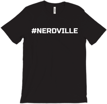 NERDVILLE White Letter Tee