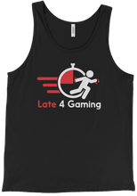 late4gaming White Logo Tank Top