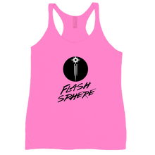Flash Sphere Black Logo Women Racerback