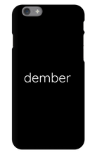 dember Text Phone Case (iPhone)