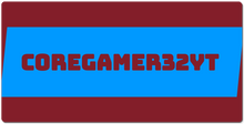 coregamer32yt XXL Gaming Mousepad