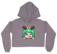 wink women's cropped hoodie