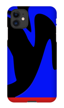 Dark Blue and Black iPhone Case