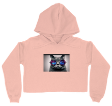 cat cropped hoodie