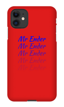 Mr Ender Faded iPhone Cases