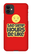 Sad Simp iPhone Phone Cases