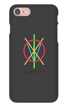 VIXOPHER CENTERED LOGO iPHONE CASE