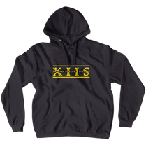 Classic Yellow Text Pullover Hoodies