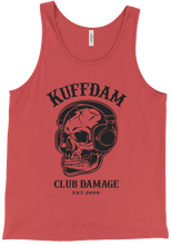 Club Damage Tank Top Black Skull