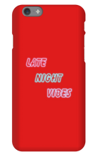 Late Night Vibes iPhone Case