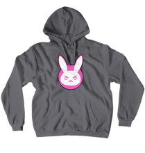 Angry Dva Rabbit Hoodie (No-Zip/Pullover)
