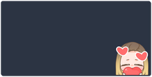 Hearts XXL Gaming Mousepad