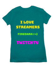 T-shirt I love back streamers