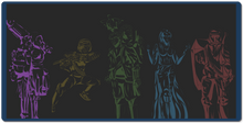 Dark on Gray deskmat