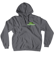 Luv U Less lounge Hoodie (Green Logo)