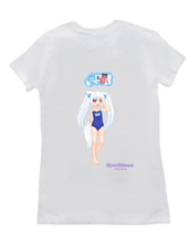 KiyomiKitsune Vtuber tshirt-women-back